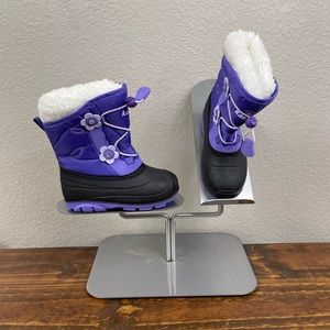 Kamik purple snow boots size 10